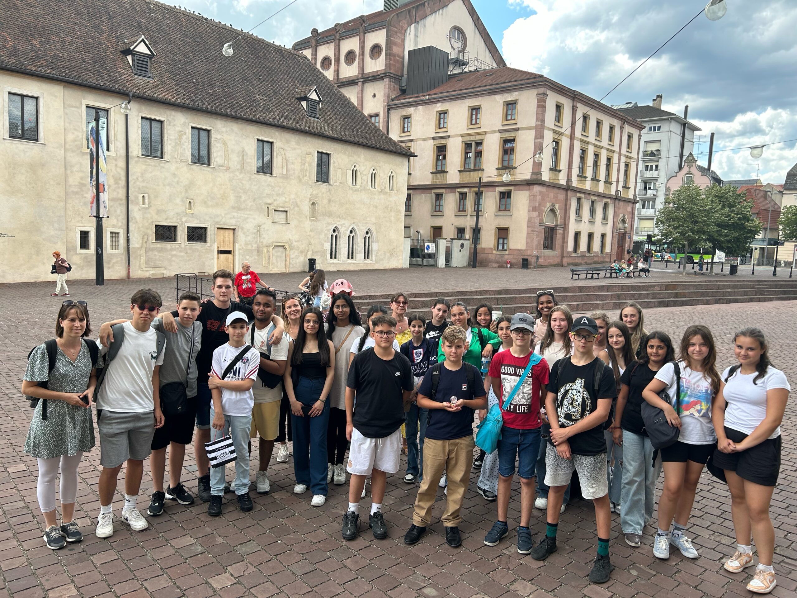FranzösischschülerInnen in Colmar