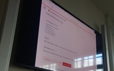 Jahrgang 10 übt Online-Bewerbungen